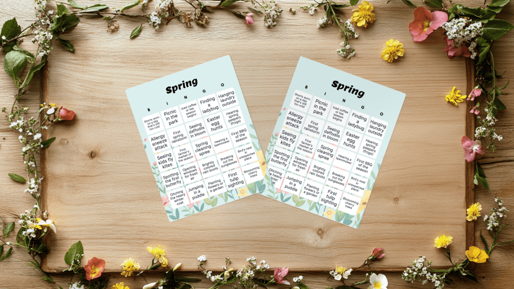 spring bingo cards