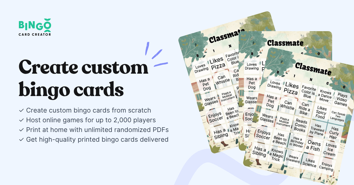 stacked classmate cards