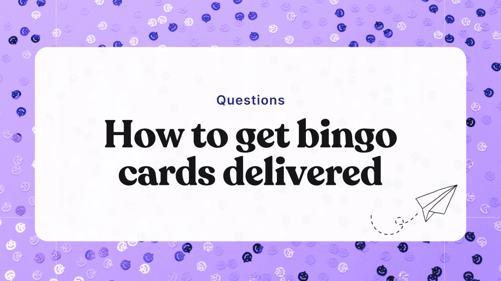 bingo card delivery