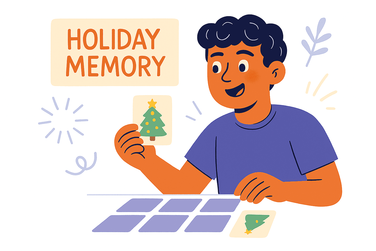 holiday memory card