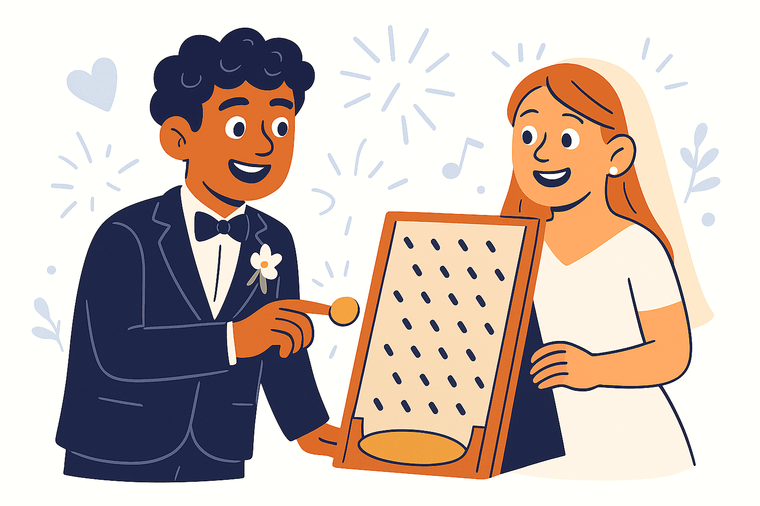 wedding plinko
